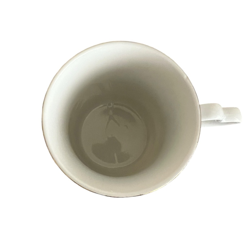 Enesco Precious Moments Love Lifted Me Coffee Tea Mug Heart Shaped Handle - Picture 4 of 4